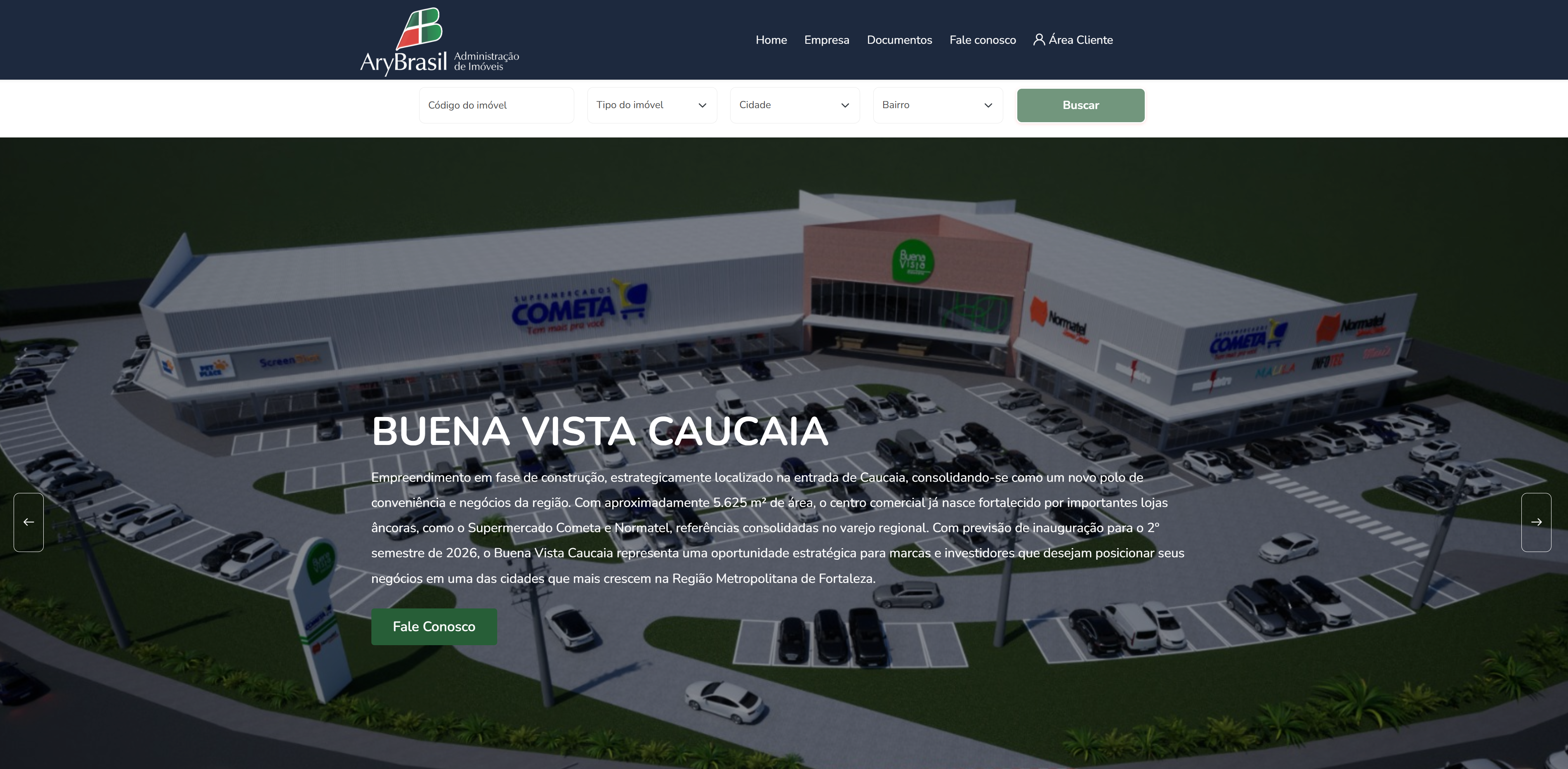 Ary Brasil — site institucional imobiliário